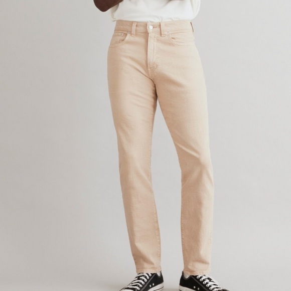 Madewell Garment-Dyed Athletic Slim Jeans matchstick - Picture 1 of 8